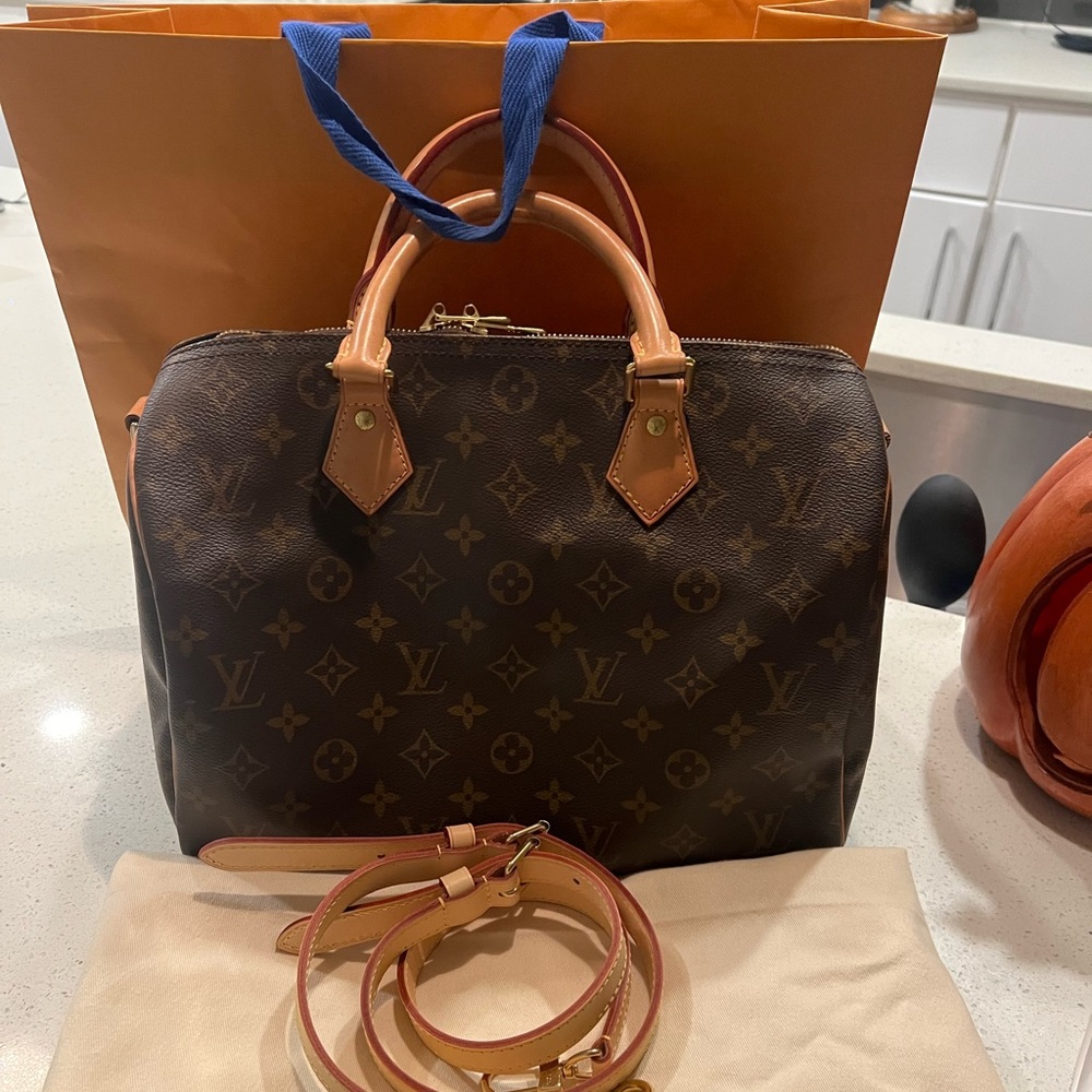 ❤️❤️LV Speedy Bondouliere 30 Monogram line New❤️❤️